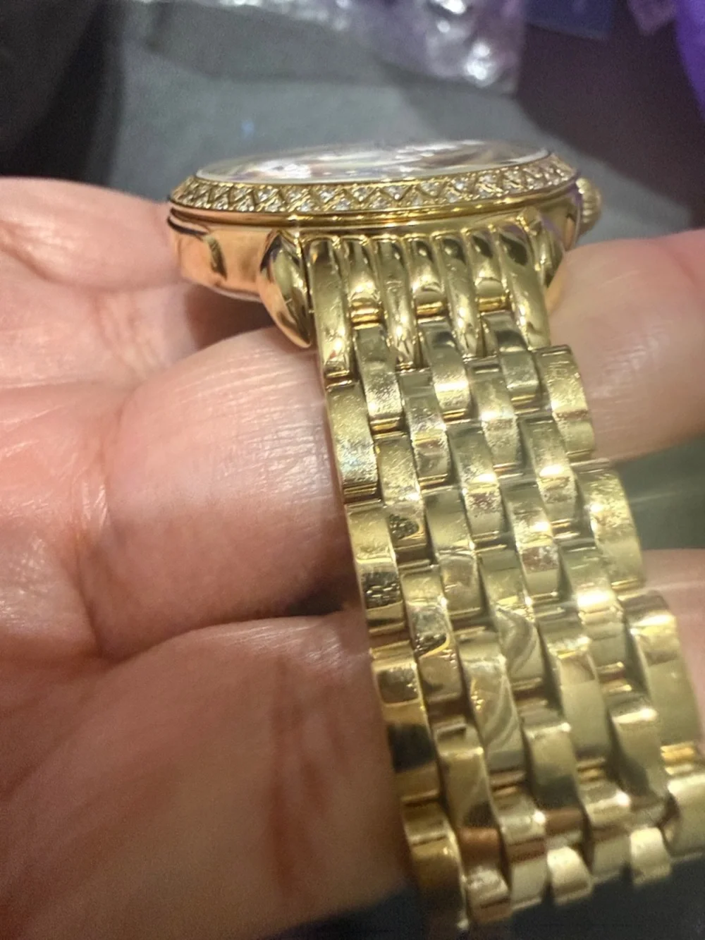 Michele Sidney Classic Diamond Women's Watch - Picture 6 of 7